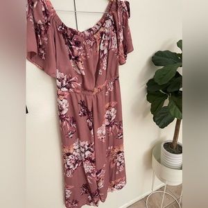 Off the shoulder Jumpsuit with pockets